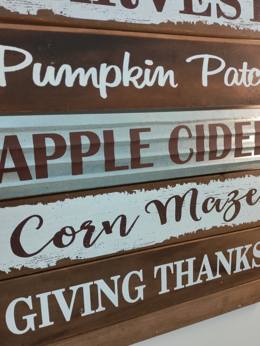 Fall Wood Sign Harvest Rustic - Picture 5 of 11
